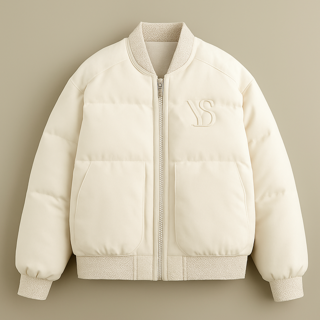 Prototype bomber crafted in Switzerland, embodying timeless minimalism and precision.